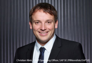Christian Klein, Chief Operating Officer, SAP SE (PRNewsfoto/SAP SE)