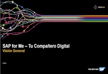 SAP For Me – Un punto de acceso personalizado a toda tu cartera de productos SAP.