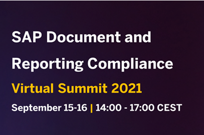 SAP Document and Reporting Compliance Virtual Summit 2021