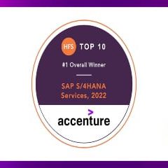 HFS Research clasifica a Accenture como número 1 en el mercado global de servicios para SAP S/4HANA