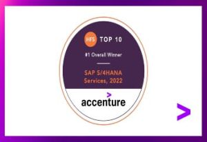 HFS Research clasifica a Accenture como número 1 en el mercado global de servicios para SAP S/4HANA