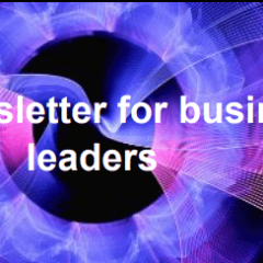 The newsletter for business leaders