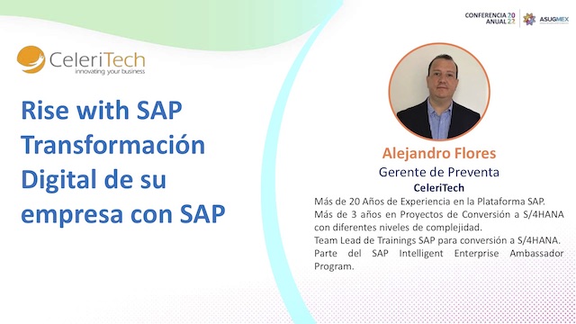 RISE with SAP Transformación Digital de su Empresa con SAP