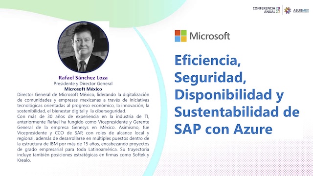 Sostenibilidad y Rentabilidad de SAP con Microsoft Cloud