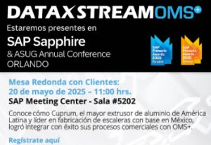 DataXstream- CUPRUM en SAP Sapphire