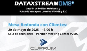 DataXstream- CUPRUM en SAP Sapphire