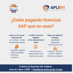 ¿Estás pagando licencias SAP que no usas?