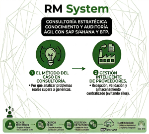 CONSULTORÍA ESTRATÉGICA CONOCIMIENTO Y AUDITORÍA ÁGIL CON SAP S/HANA Y BTP