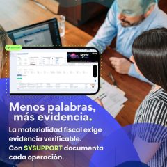 La materialidad no se argumenta, se demuestra.