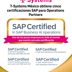 T-Systems México obtiene cinco certificaciones SAP para Operations Partners