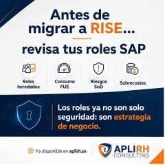 Antes de migrar a RISE, revisa tus roles SAP