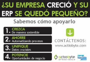 ¿SU EMPRESA CRECIÓ Y SU ERP SE QUEDÓ PEQUEÑO?